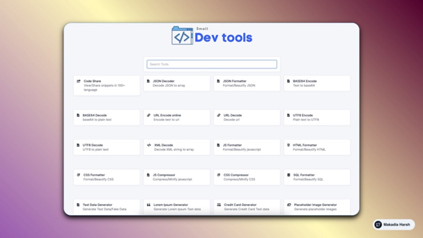 Small Dev tools