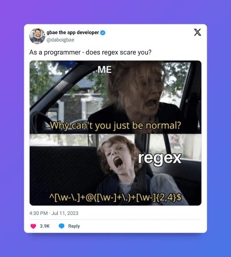 Are you scared of regex 2