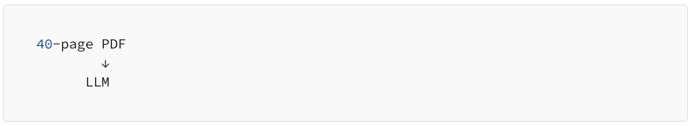 Context Compression Instead
